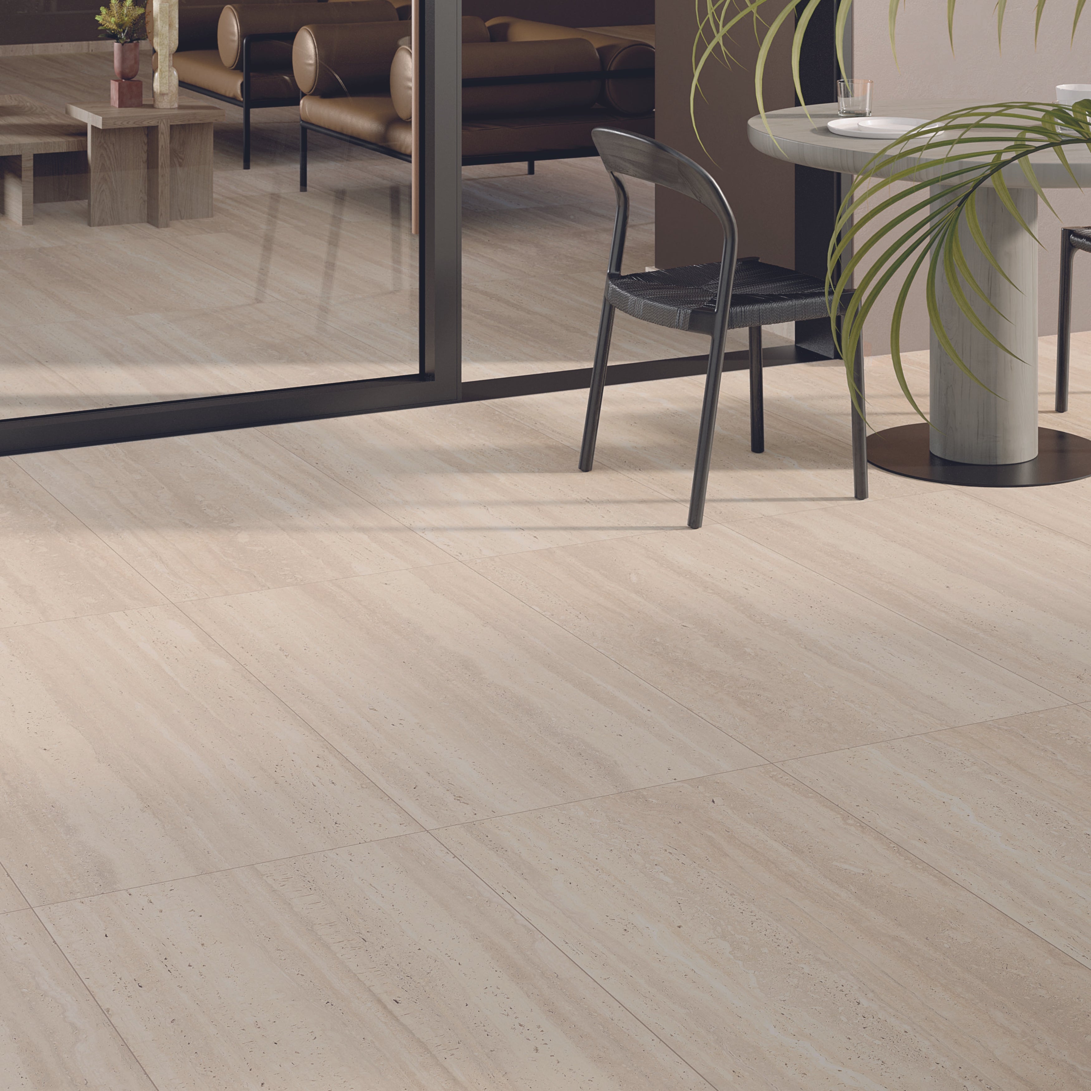 EVERSTONE SENSI ROMA IVORY ANTIQUE 1200X600MM RECTANGULAR TILE (PER BOX)