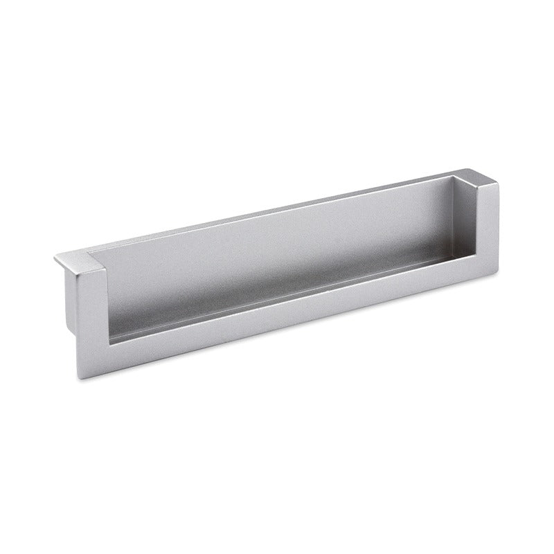 MODULR RECESSED HANDLE 128MM SILVER