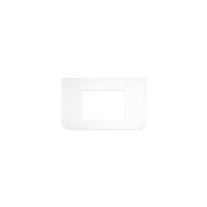 FIENZA SNOWFLAKE CURVED SOLID SURFACE BENCHTOP WITH SINGLE UNDERMOUNT BASIN HOLE (AVAILABLE IN 750MM, 900MM, 1200MM AND 1500MM)