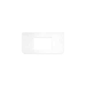 FIENZA SNOWFLAKE CURVED SOLID SURFACE BENCHTOP WITH SINGLE UNDERMOUNT BASIN HOLE (AVAILABLE IN 750MM, 900MM, 1200MM AND 1500MM)