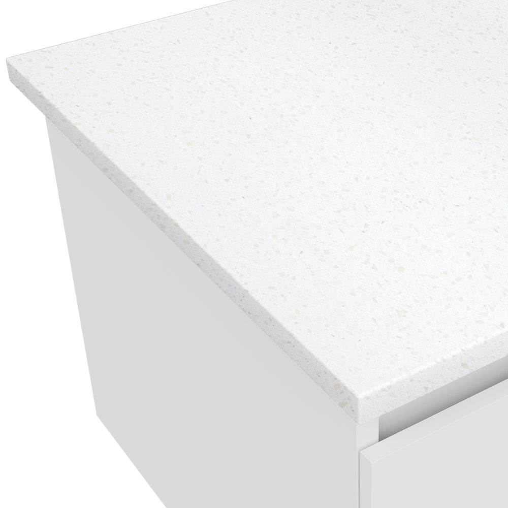 FIENZA SNOWFLAKE BOWL RECTANGULAR SOLID SURFACE BENCHTOP (AVAILABLE IN 600MM, 750MM, 900MM, 1200MM, 1500MM AND 1800MM)