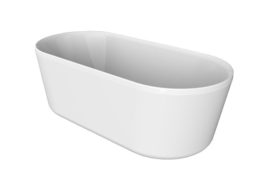 DECINA SOLIS FREESTANDING BATH GLOSS WHITE 1700MM