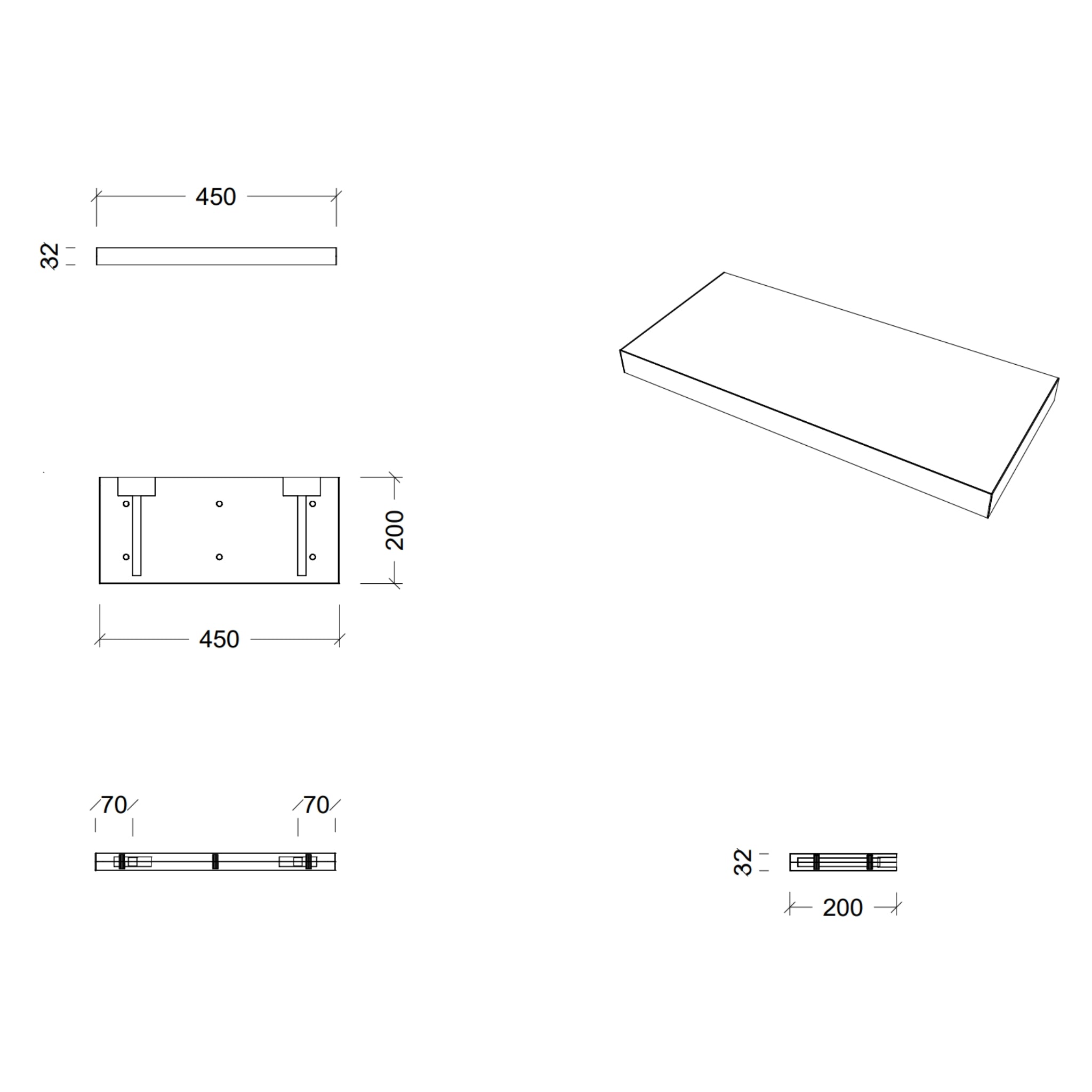 TIMBERLINE CUSTOM SPLICE SHELVES (ALL SIZING)