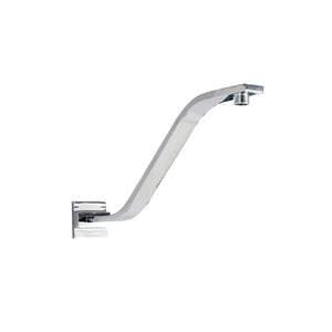 LINKWARE WALL SQUARE UPSWEPT SHOWER ARM 435MM CHROME