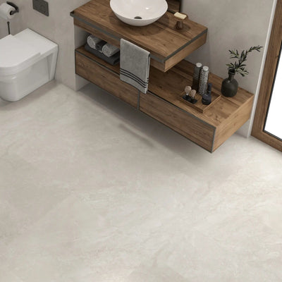 ELITE IMPORTERS STONE 2.0 WHITE EXTERNAL 500X500MM SQUARE TILE (PER BOX)