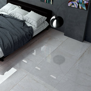 EVERSTONE STONE CEMENT WHITE MATTE 1200X600MM RECTANGULAR TILE (PER BOX)