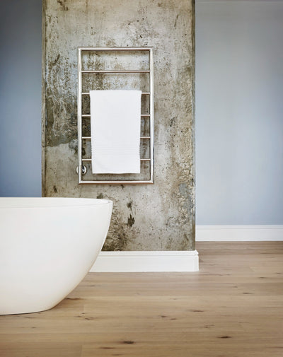 THERMOGROUP JEEVES SPARTAN BOXX HEATED TOWEL RAIL STAINLESS STEEL 930MM