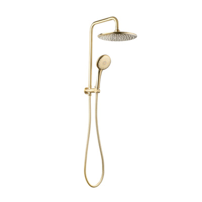 LINKWARE LOUI TWIN SHOWER BRUSHED GOLD