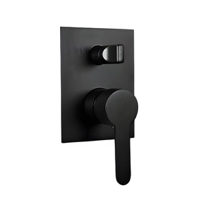 LINKWARE LOUI SHOWER DIVERTER MIXER 140MM MATTE BLACK