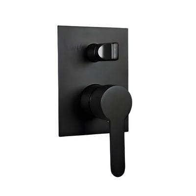 LINKWARE LOUI SHOWER DIVERTER MIXER 140MM MATTE BLACK