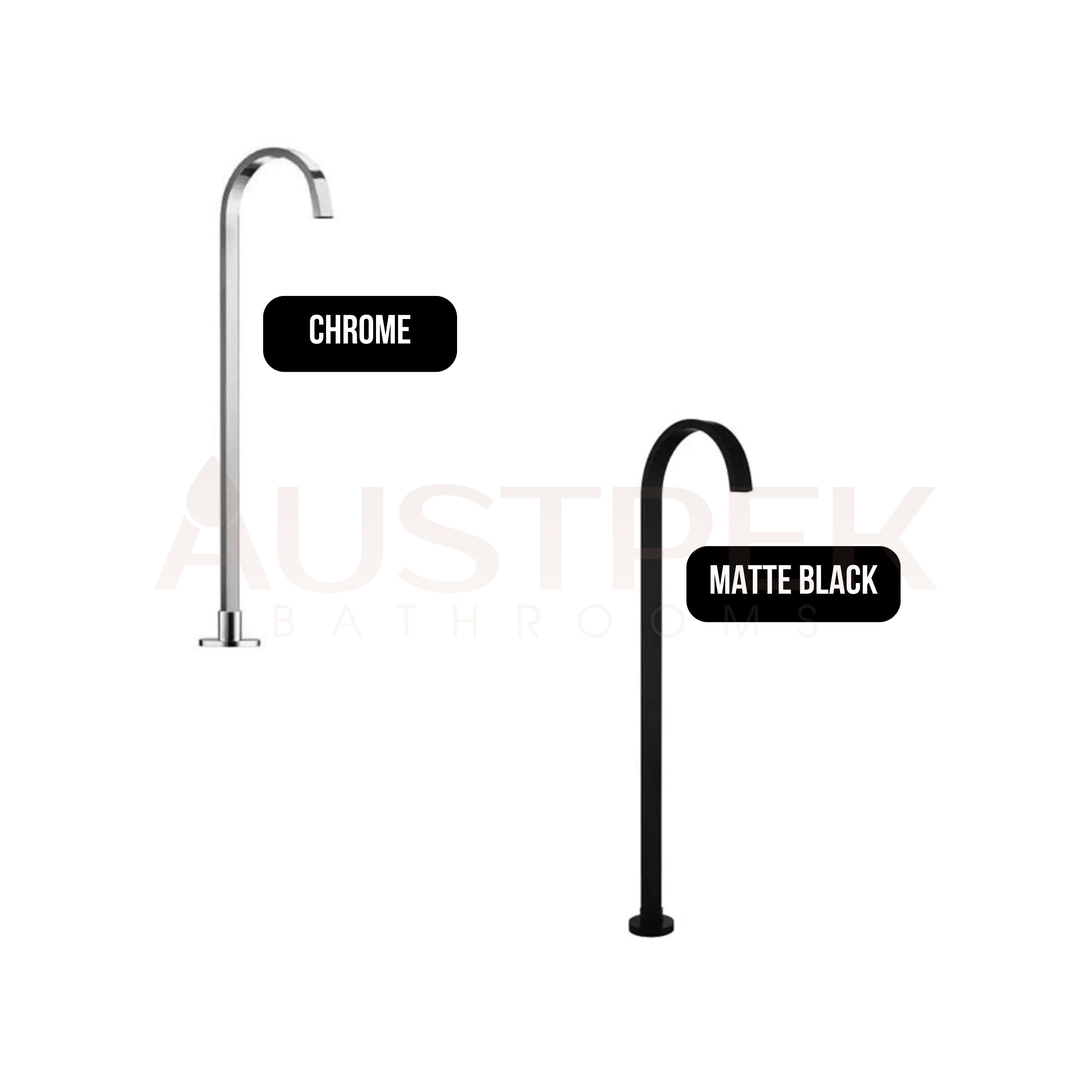 LINKWARE LIBERTY FREE STANDING BATH SPOUT MATTE BLACK