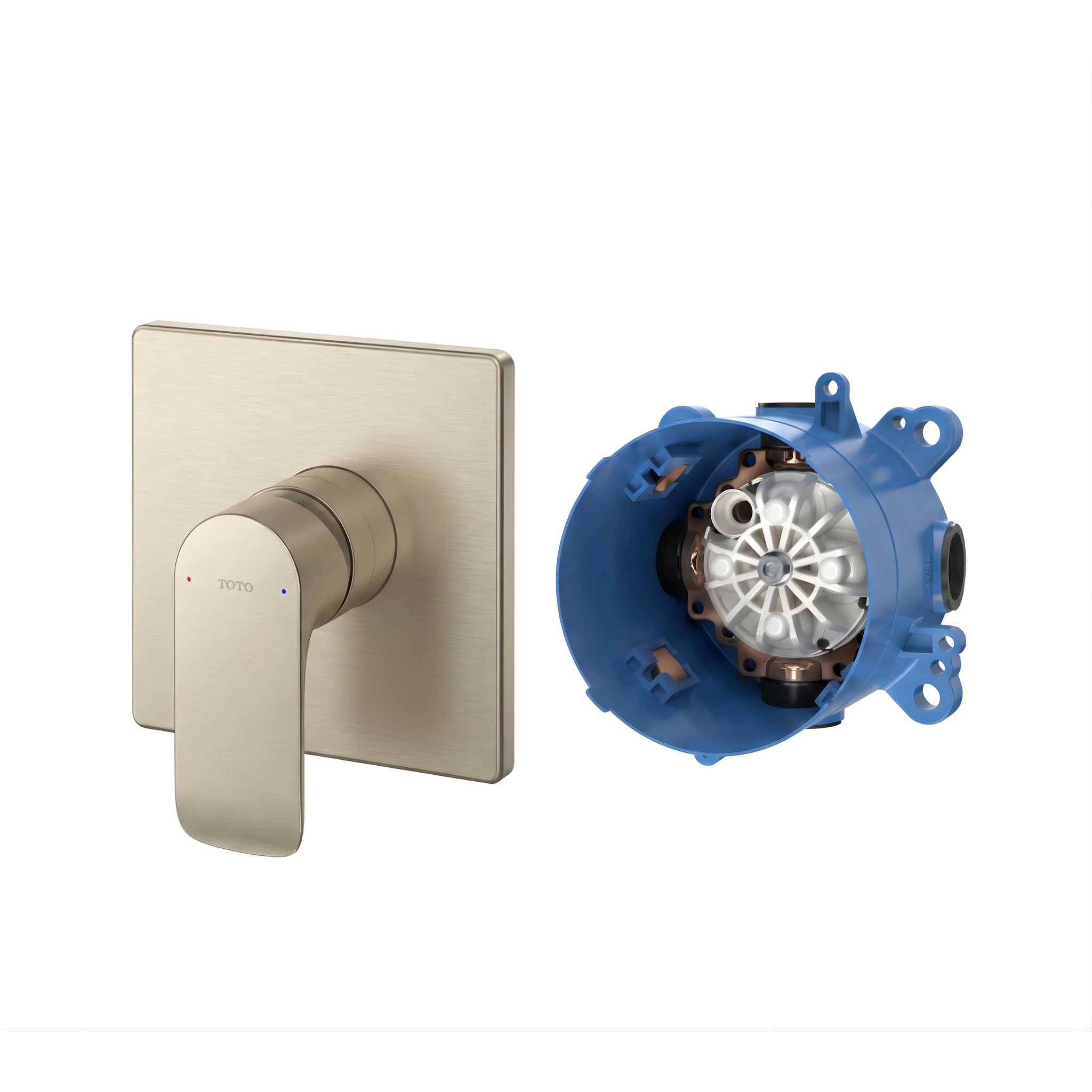 TOTO GA WALL MIXER FULL KIT 130MM BRUSHED BRONZE