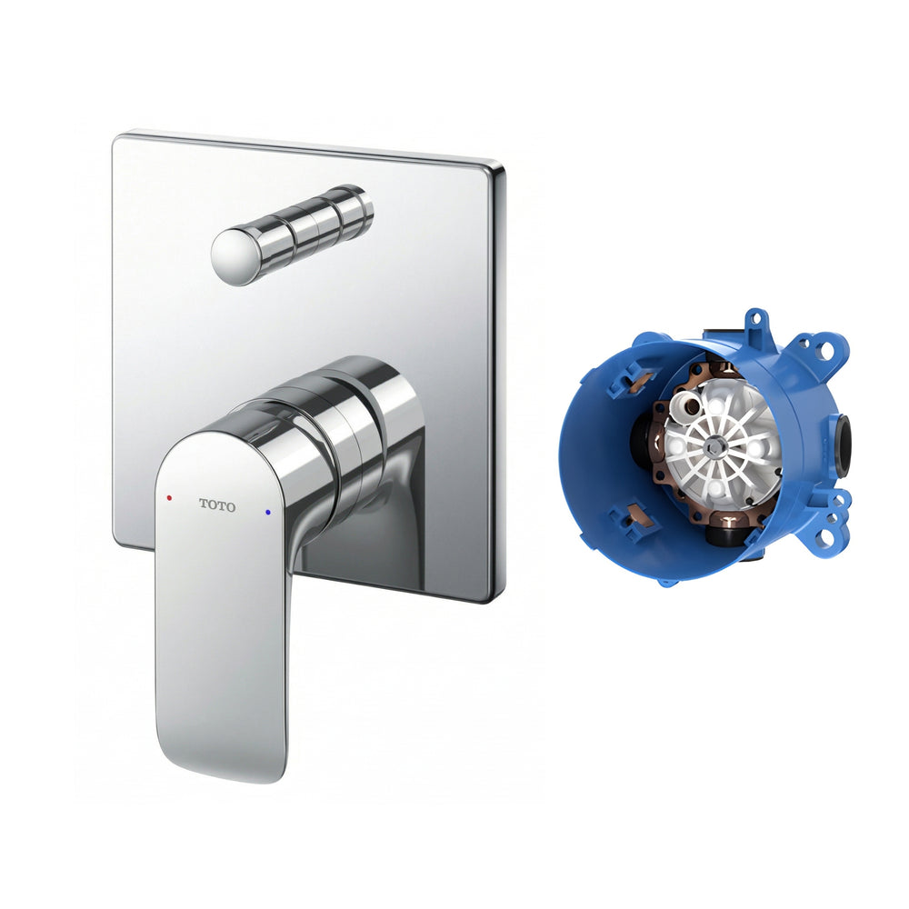TOTO GA SHOWER MIXER WITH DIVERTER FULL KIT 130MM CHROME