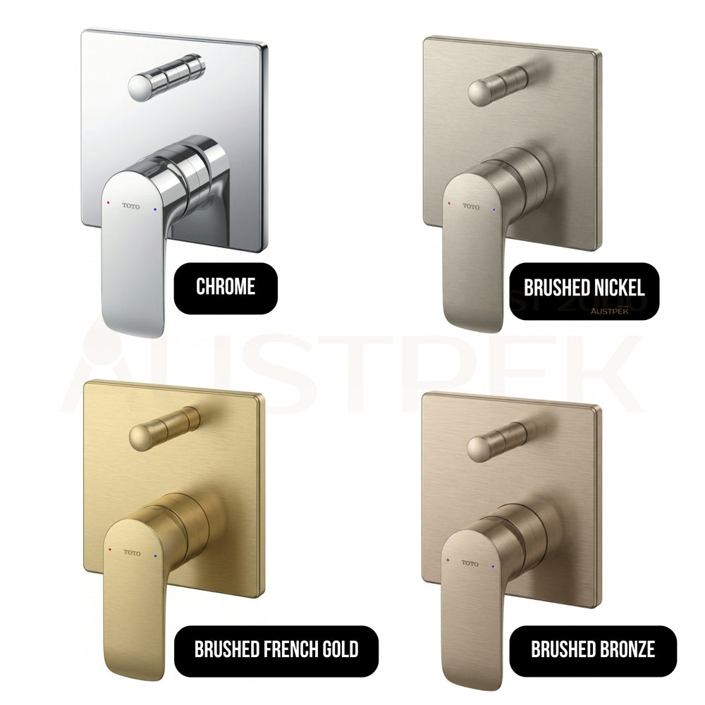 TOTO GA SHOWER MIXER WITH DIVERTER FULL KIT 130MM CHROME