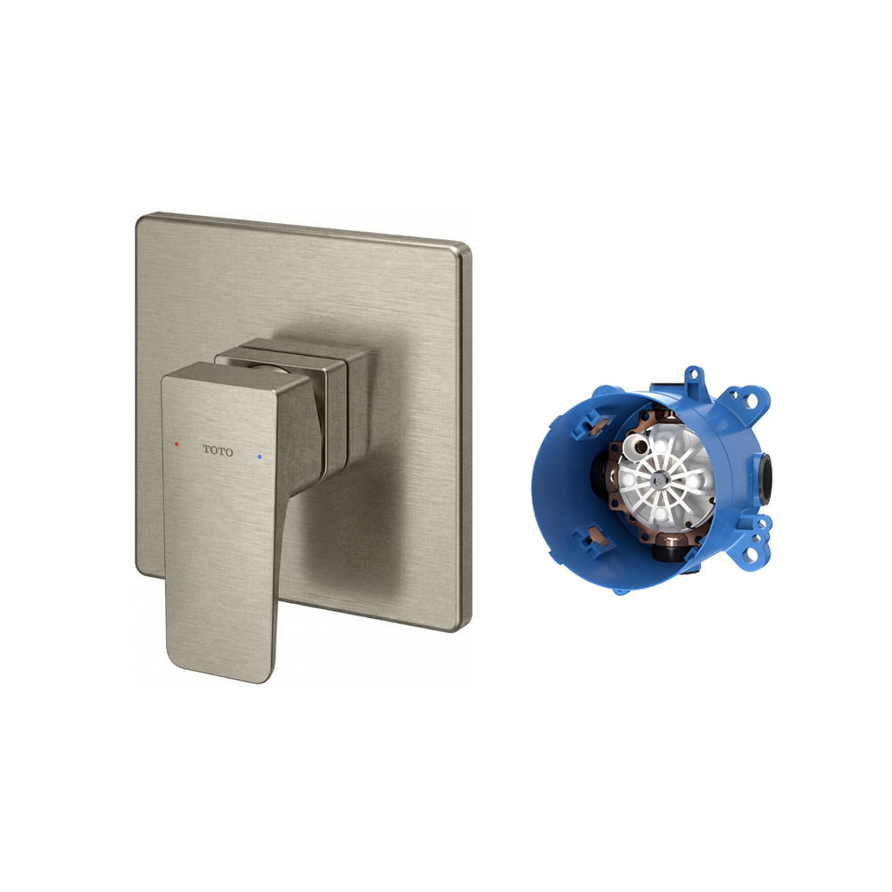 TOTO GE WALL MIXER FULL KIT 130MM BRUSHED NICKEL