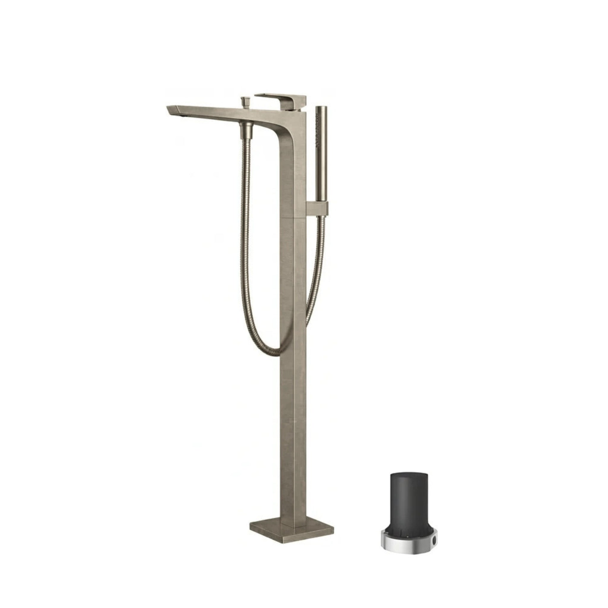 TOTO GE FREESTANDING BATH MIXER WITH HAND SHOWER BRUSHED NICKEL