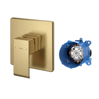TOTO GC WALL MIXER FULL KIT 130MM BRUSHED FRENCH GOLD