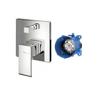 TOTO GC SHOWER AND BATH MIXER WITH DIVERTER FULL KIT CHROME