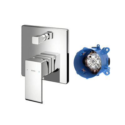TOTO GC SHOWER AND BATH MIXER WITH DIVERTER FULL KIT CHROME