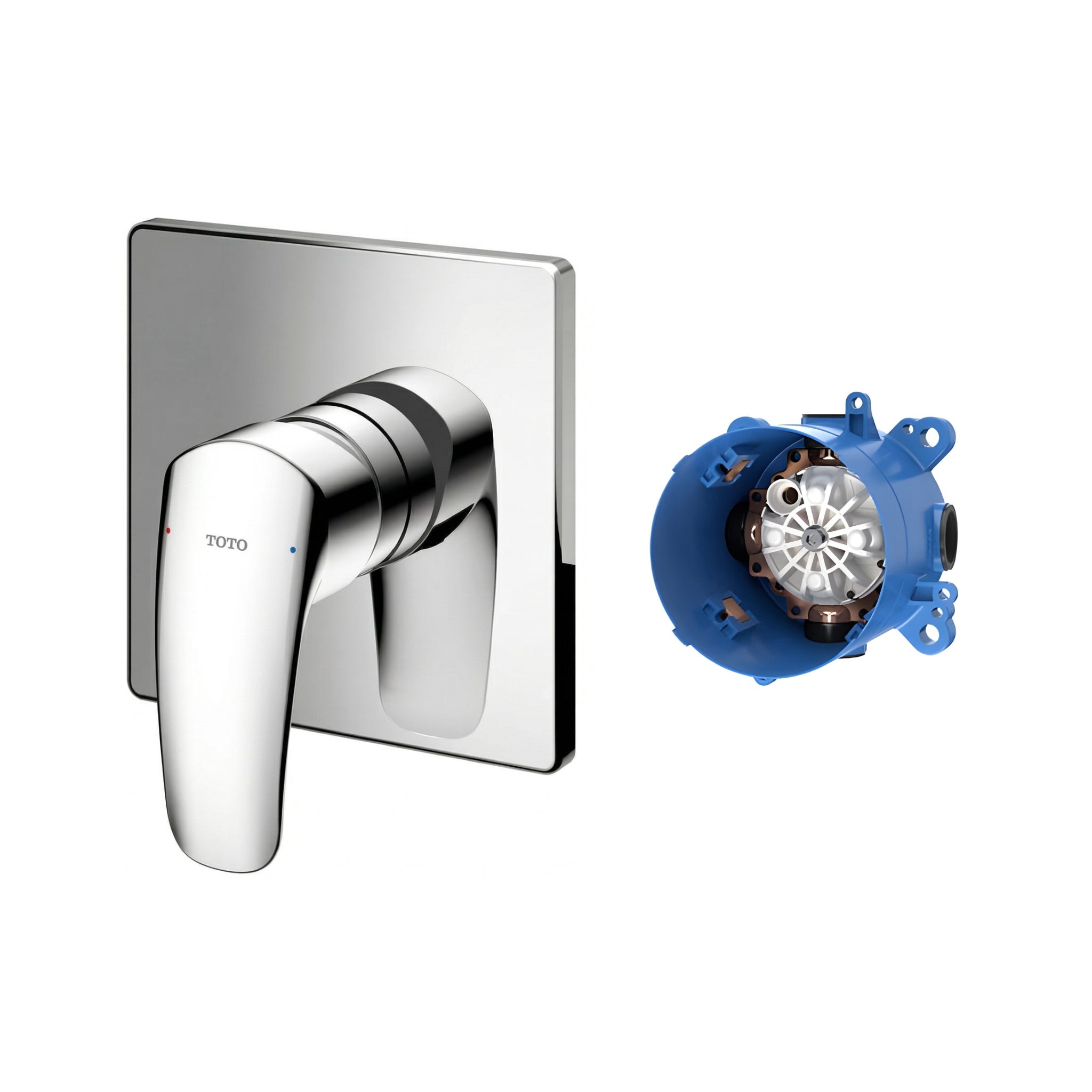 TOTO GM WALL MIXER FULL KIT 130MM CHROME