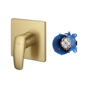 TOTO GM WALL MIXER FULL KIT 130MM BRUSHED FRENCH GOLD