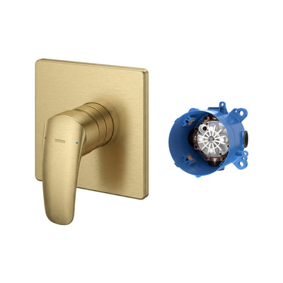 TOTO GM WALL MIXER FULL KIT 130MM BRUSHED FRENCH GOLD