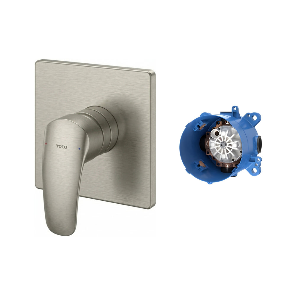 TOTO GM WALL MIXER FULL KIT 130MM BRUSHED NICKEL