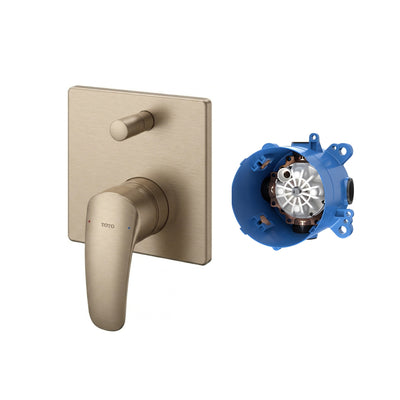 TOTO GM SHOWER AND BATH MIXER WITH DIVERTER FULL KIT BRUSHED BRONZE