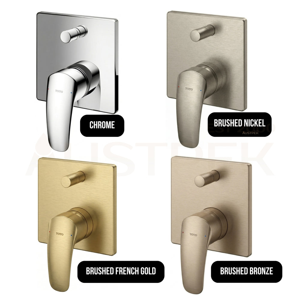 TOTO GM SHOWER AND BATH MIXER WITH DIVERTER FULL KIT BRUSHED BRONZE