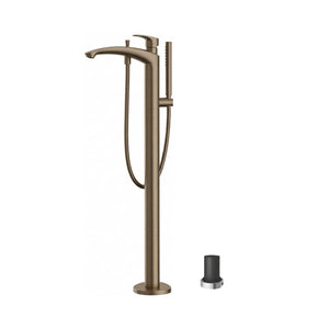 TOTO GM FREESTANDING BATH MIXER WITH HAND SHOWER BRUSHED BRONZE