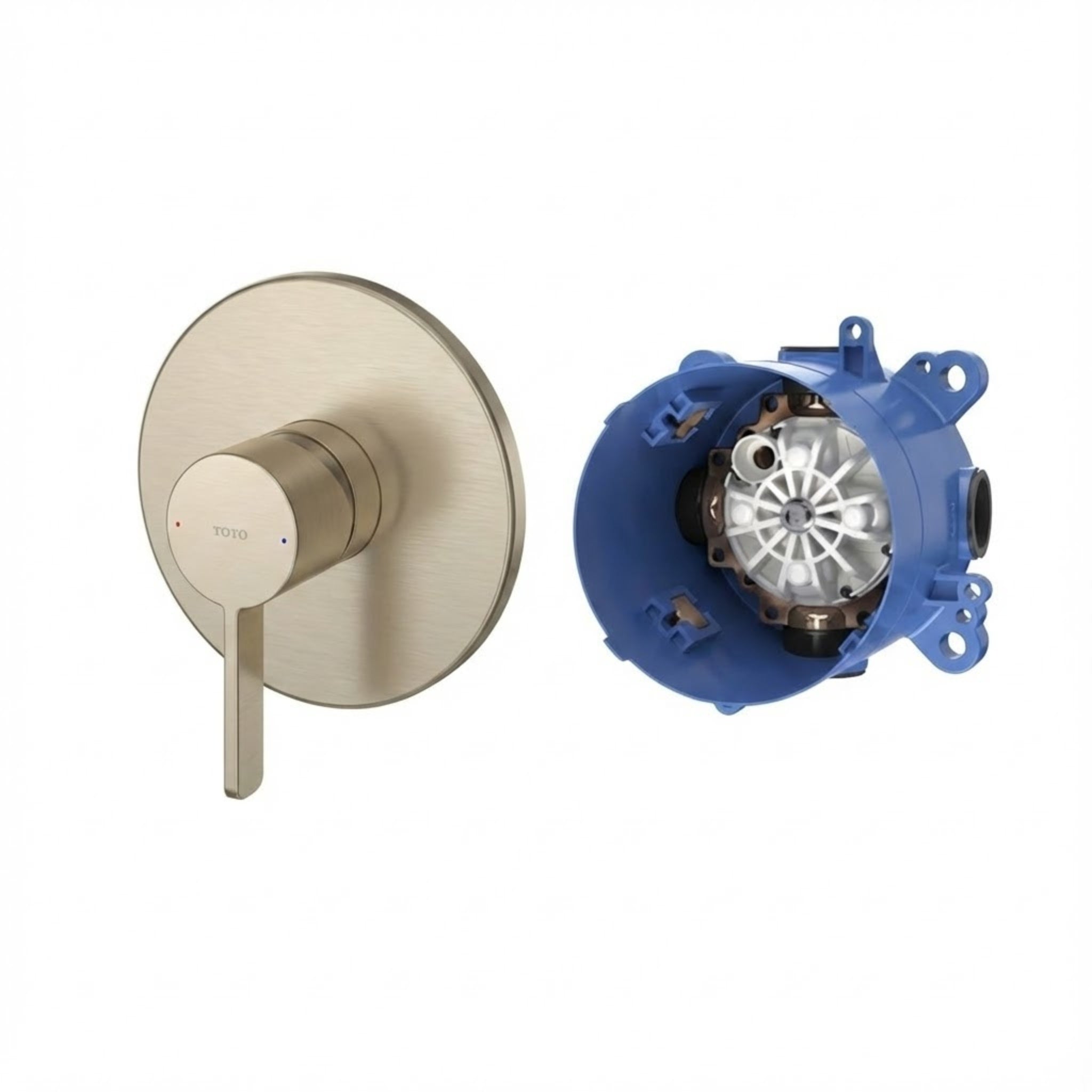 TOTO GF SINGLE LEVER SHOWER MIXER FULL KIT BRUSHED BRONZE