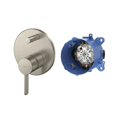 TOTO GF SHOWER AND BATH MIXER WITH DIVERTER FULL KIT BRUSHED NICKEL