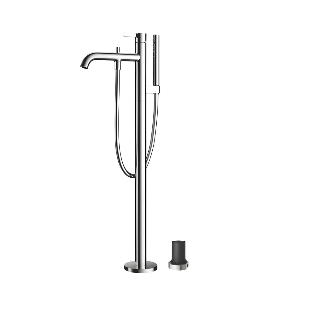 TOTO GF FREESTANDING BATH MIXER WITH HAND SHOWER CHROME