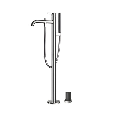 TOTO GF FREESTANDING BATH MIXER WITH HAND SHOWER CHROME