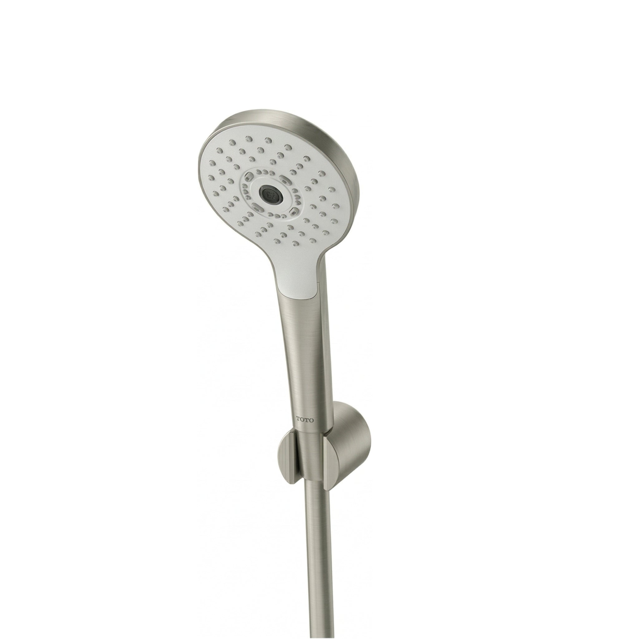 TOTO G SELECTION ROUND 1-MODE HAND SHOWER WITH HOSE 110MM BRUSHED NICKEL
