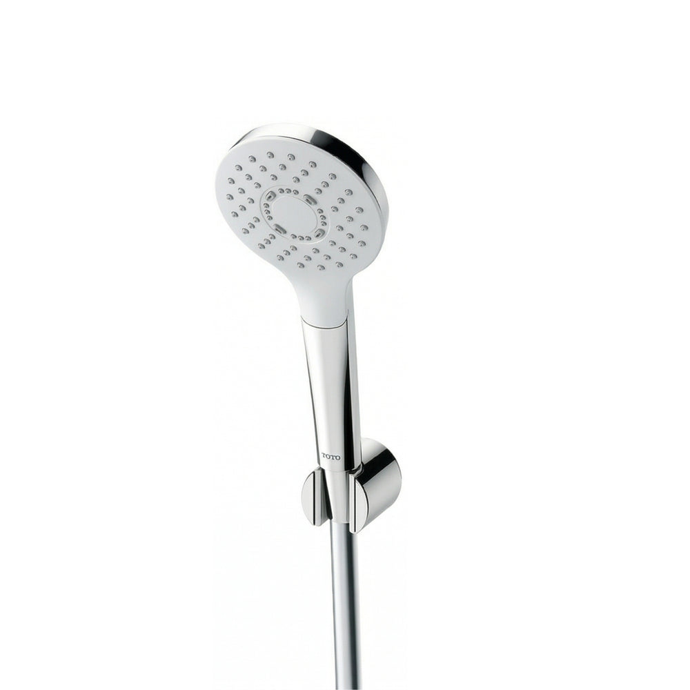 TOTO G SELECTION ROUND 1-MODE HAND SHOWER WITH HOSE 110MM CHROME