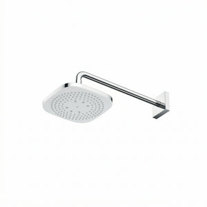 TOTO G SELECTION SQUARE SHOWER HEAD WITH SHOWER ARM 220MM CHROME