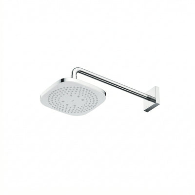 TOTO G SELECTION SQUARE SHOWER HEAD WITH SHOWER ARM 220MM CHROME