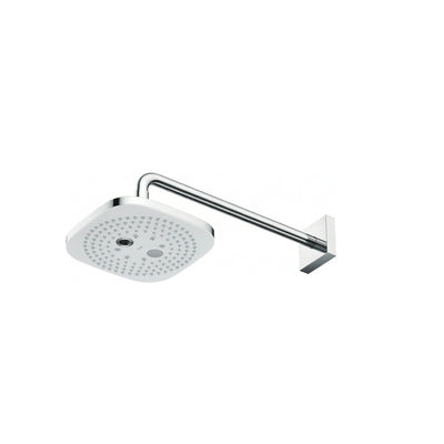 TOTO G SELECTION SQUARE SHOWER HEAD WITH SHOWER ARM 220MM CHROME