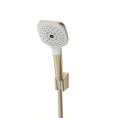 TOTO G SELECTION SQUARE 1-MODE HAND SHOWER WITH HOSE 110MM BRUSHED FRENCH GOLD