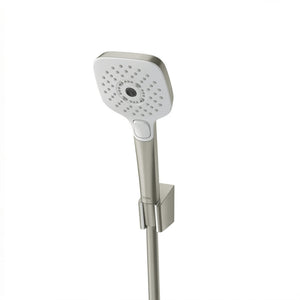 TOTO G SELECTION SQUARE 3-MODE HAND SHOWER WITH HOSE 110MM BRUSHED NICKEL
