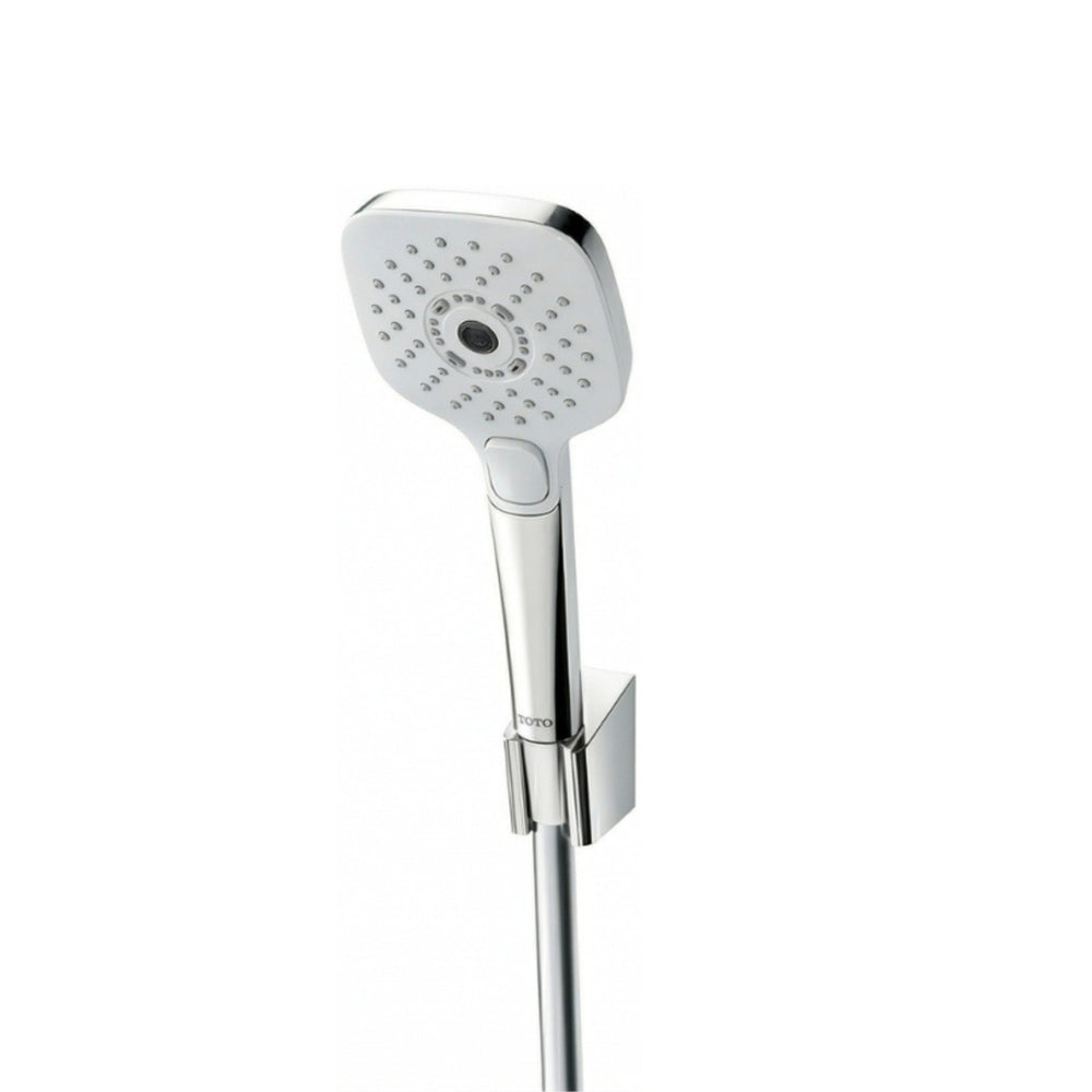 TOTO G SELECTION SQUARE 3-MODE HAND SHOWER WITH HOSE 110MM CHROME
