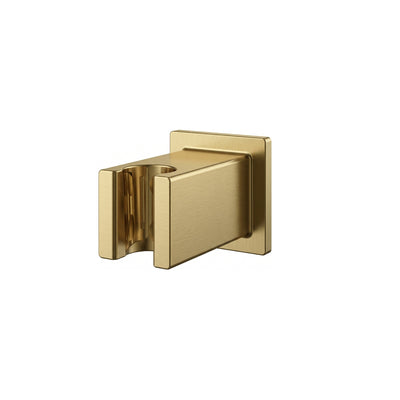 TOTO G SELECTION SQUARE WALL OUTLET WITH SHOWER HANGER BRUSHED FRENCH GOLD