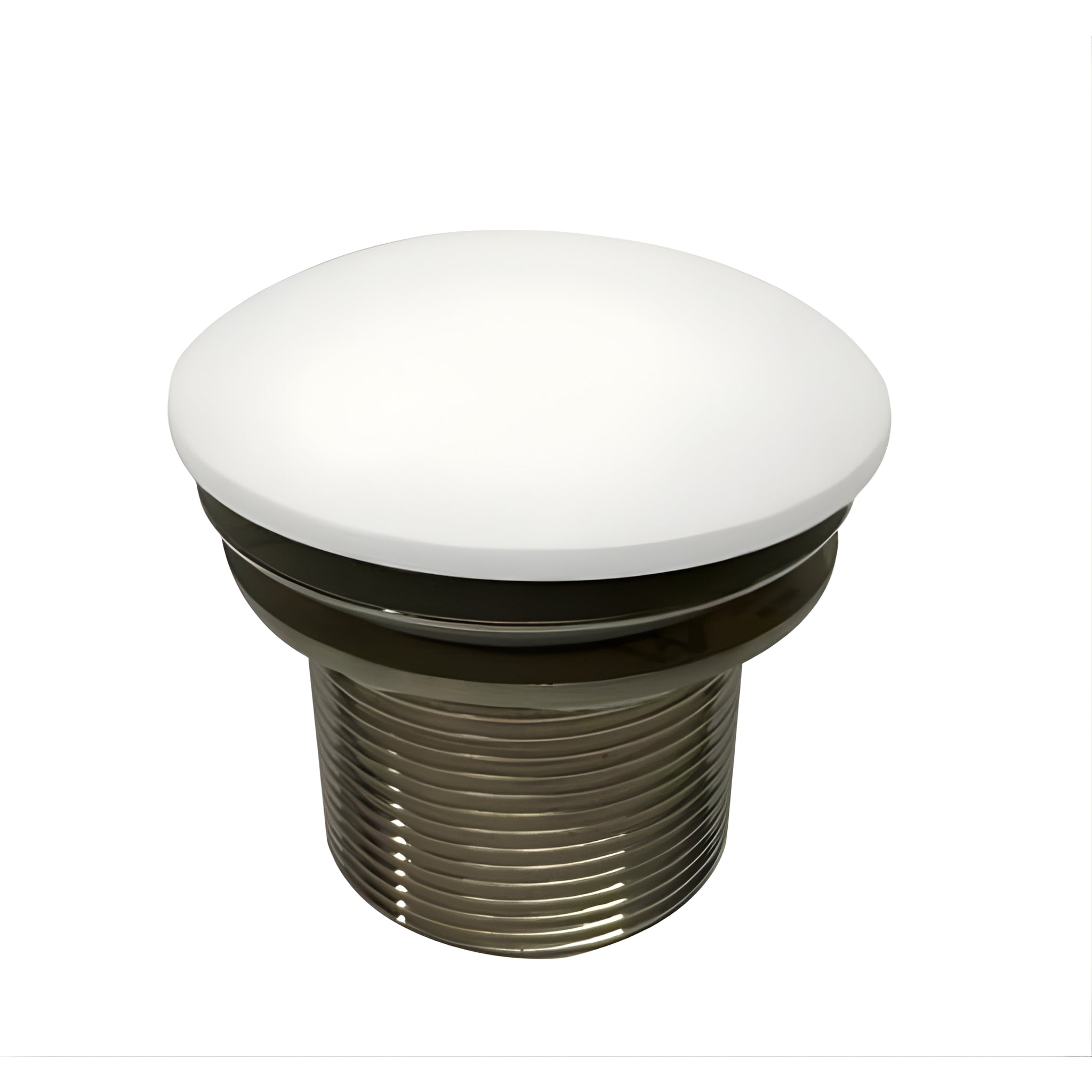 TURNER HASTINGS TITAN CAST SAFETY PULL-OUT BATH WASTE 40MM SATIN SILK WHITE