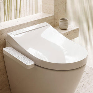 TOTO S2 WASHLET WITH SIDE CONTROL D-SHAPED GLOSS WHITE