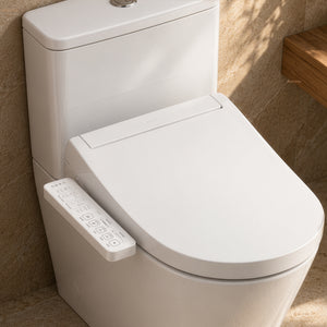 TOTO S2 WASHLET WITH SIDE CONTROL D-SHAPED GLOSS WHITE