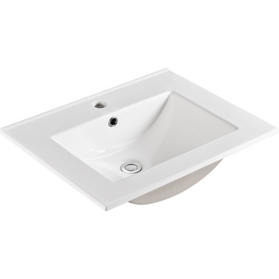 FIENZA DOLCE GLOSS WHITE SINGLE BOWL UNDERMOUNT VANITY TOP