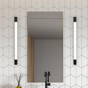 TELBIX ORAS 18W LED WALL BRACKET OPAL BLACK 665MM