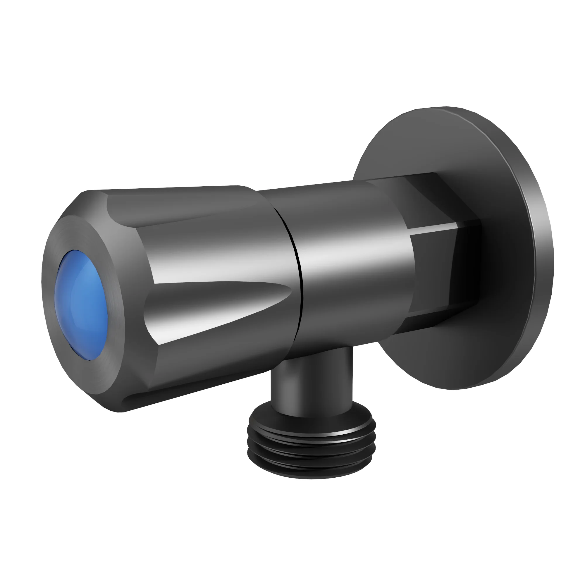 AMOZA LEAD FREE MINI CISTERN TAP WITH COVER PLATE GUN METAL