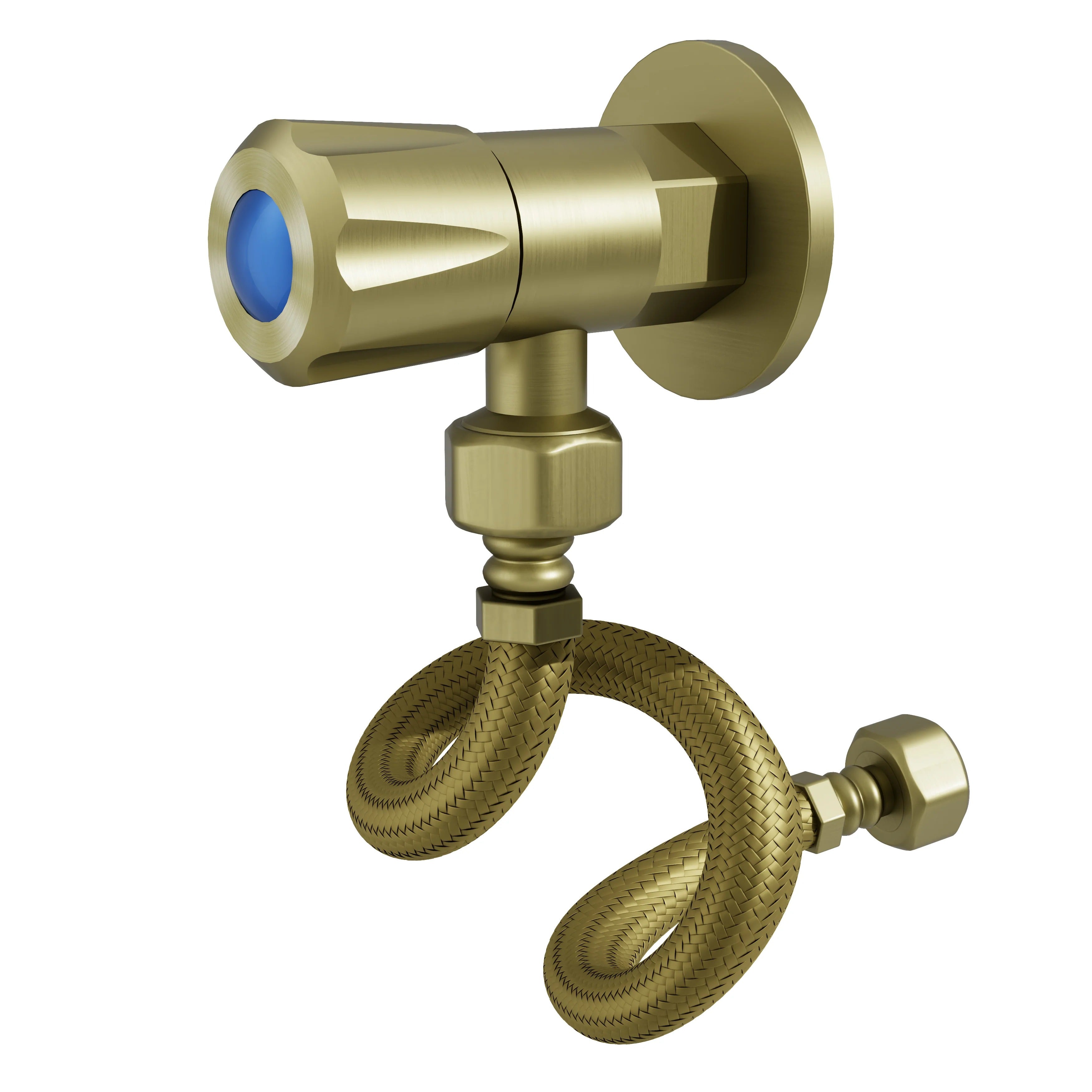 AMOZA LEAD FREE MINI CISTERN KIT BRUSHED GOLD